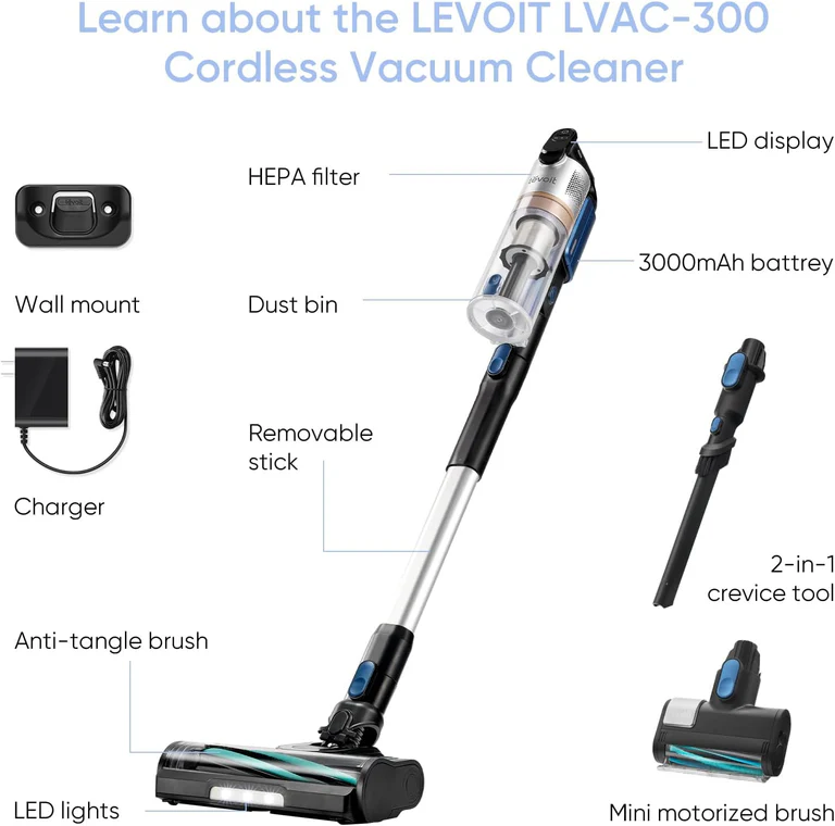 LVAC-300 Cordless Vacuum - Image 2